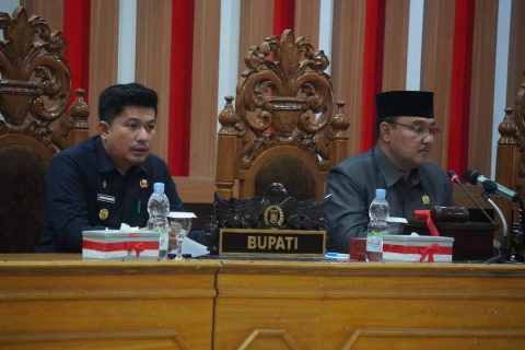 Melalui Rapat paripurna DPRD BU,Bupati jadikan Rekomendasi sebagai acuan pemerintah